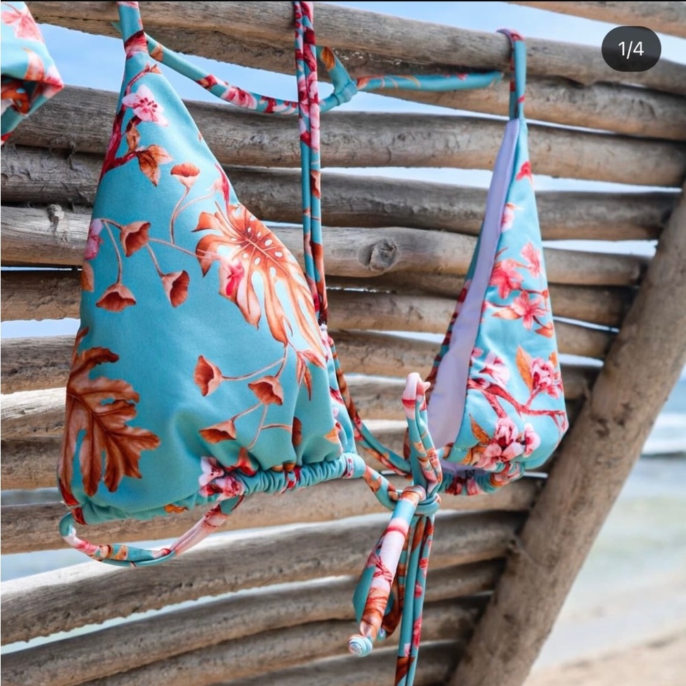 New beautiful bikini Colombian brand one size sustainable eco brand